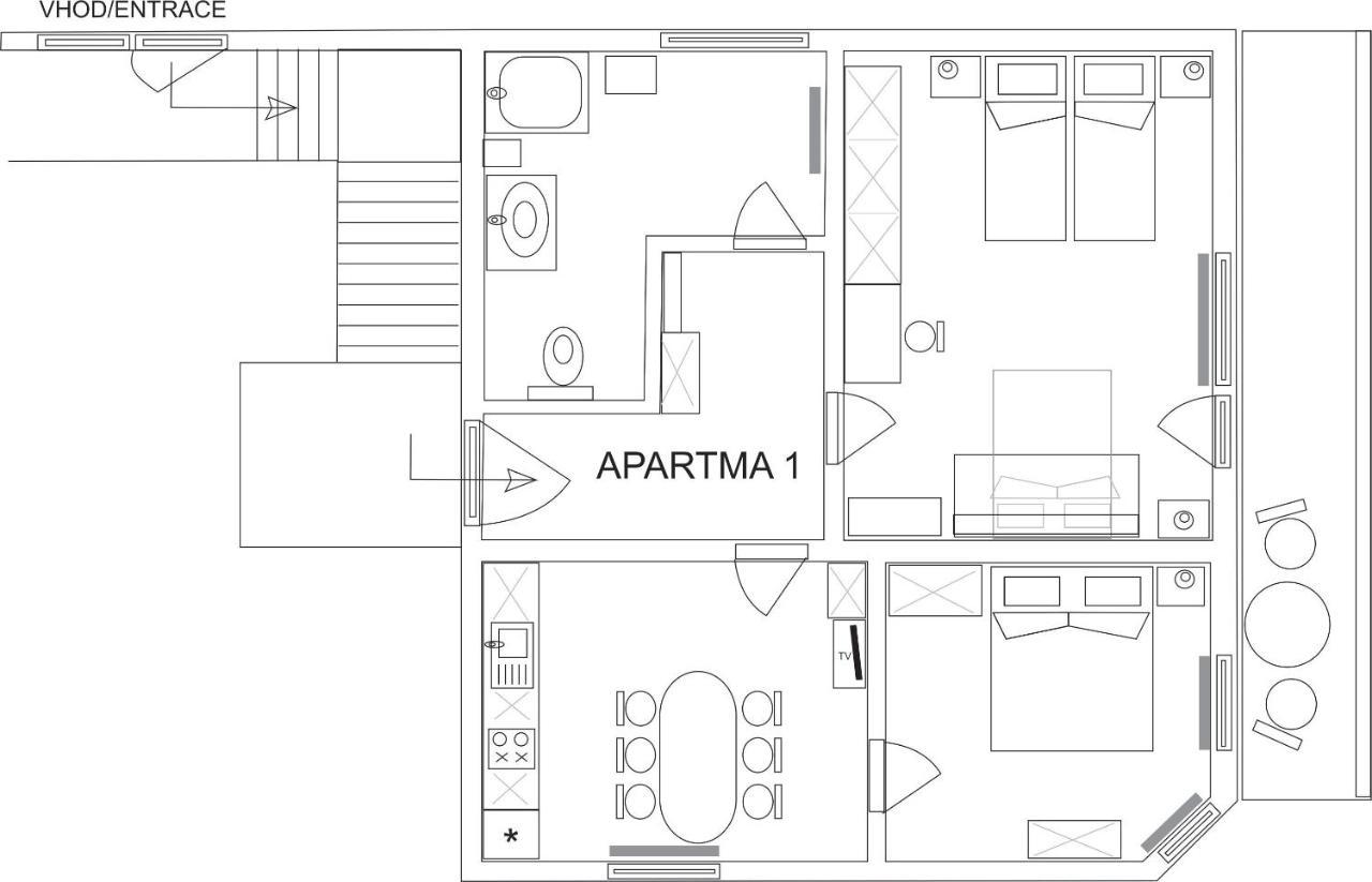 Apartma Kramar Podkoren Kranjska Gora Ngoại thất bức ảnh